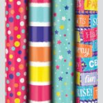 GIFTMAKER VIBRANT BIRTHDAY WRAPPING PAPER 3M X 69CM