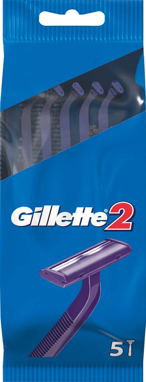 Gillette G2 Pack of 5 Disposable Razors