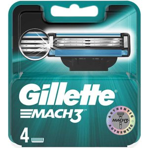 Gillette Mach 3 Razor Blade Refill Pack - 4 Count