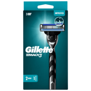 Gillette Mach 3 Razor with Two Replacement Blades