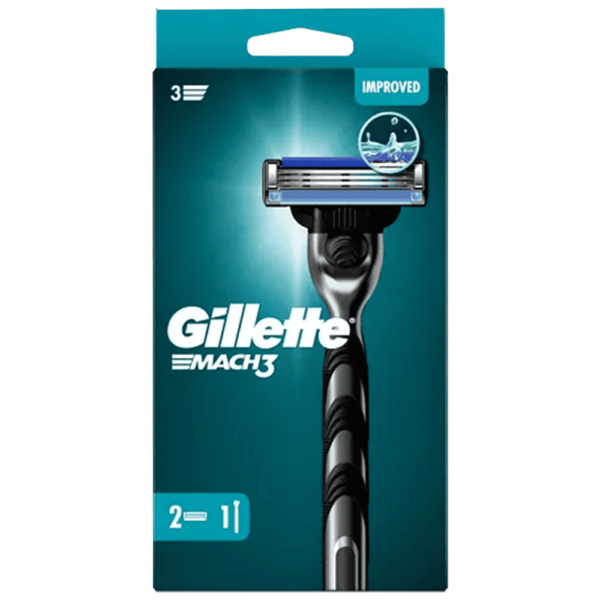 Gillette Mach 3 Razor with Two Replacement Blades