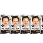 GLAMORIZE Durable Men's Hair Dye Color No. 5 - Dark Brown, Pack of 6