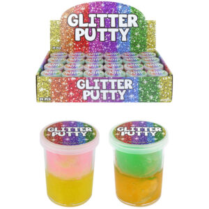 Glitter Putty Tubs, 24-Pack