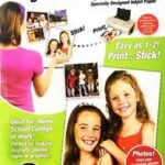 Glossy Magnetic Photo Paper, Pack of 4 Sheets