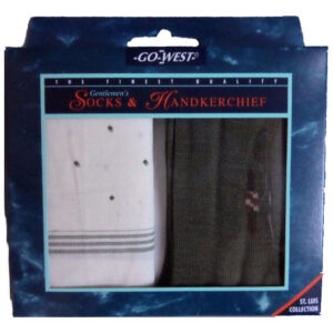 Go West Men's Socks & Handkerchief Set