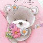Grandma Mother's Day Card - Bear in Envelope