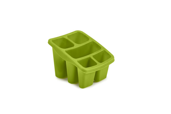 Green Cutlery Drainer by Whitefurze