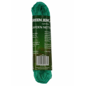 Green Jem Garden Netting measuring 4cm by 5m is a type of mesh material commonly used in gardening. It is designed for various applications such as supporting climbing plants,...