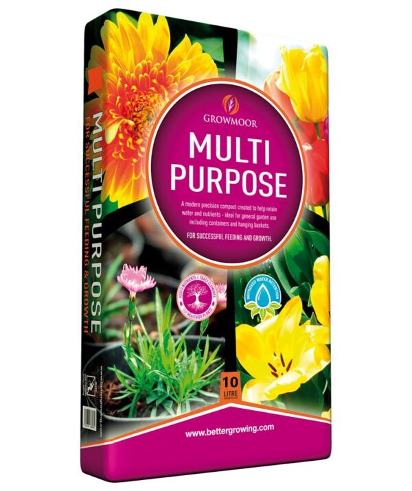 GROWMOOR ALL-PURPOSE 10 LITRE COMPOST