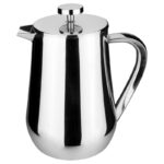 GRUNWERG CAFE OLE 1 LITER DOUBLE WALL STAINLESS STEEL FRENCH PRESS, 8-CUP