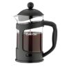 GRUNWERG CAFE OLE BLACK DAILY GLASS FRENCH PRESS, 3-CUP, 350ML