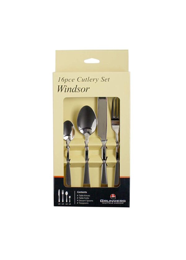 GRUNWERG WINDSOR 16-PIECE CUTLERY SET