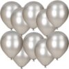 GSD Metallic Silver Balloons - Pack of 12