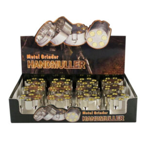 Gun Metal Tobacco Grinder - 12-Pack