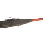 Handmade Saveni Soft Broom with Traditional Indian Plastic Handle