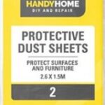 HANDYHOME POLYETHYLENE DUST COVERS 2.6 X 1.5M SET OF 2
