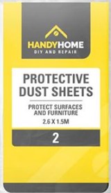 HANDYHOME POLYETHYLENE DUST COVERS 2.6 X 1.5M SET OF 2