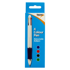 Hanging Pack of 4-Color Pen