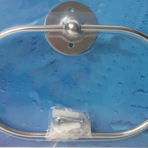 Hanging Toilet Roll Holder in Chrome Finish