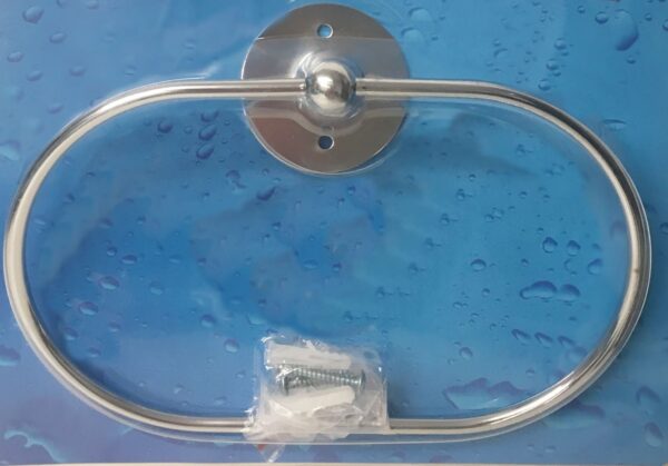 Hanging Toilet Roll Holder in Chrome Finish