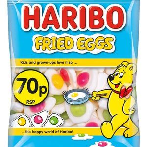 Haribo Fried Eggs 60g Pack - Priced at 70p