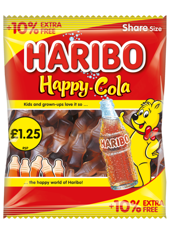 Haribo Happy Cola 154g £1.25 with 10% Extra Free