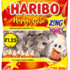 Haribo Happy Cola Z!ng 154g £1.25 Price Marked Pack with 10% Extra Free