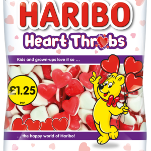 Haribo Heart Throbs 140g, Priced at £1.25