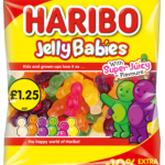 Haribo Jelly Babies 154g £1.25 Price Marked Pack with 10% Extra Free