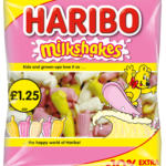 Haribo Milkshakes 154g £1.25 Price Marked Pack with 10% Extra Free