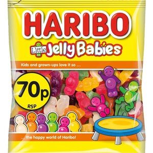 Haribo Mini Jelly Babies 60g Priced at 70p