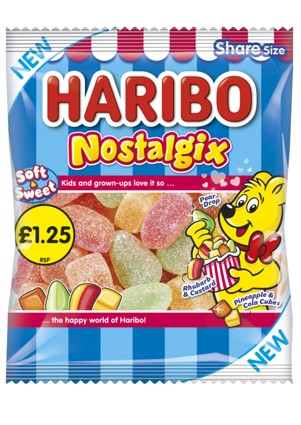 Haribo Nostalgix 140g, Priced at £1.25