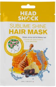 HEAD SHOCK SUBLIME SHINE PRINTED HAIR MASK SHEETS - HONEY 25ML