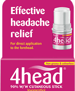 Headache Relief Stick by 4head, 3.6g