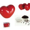 Heart-Shaped Ceramic Salt and Pepper Set