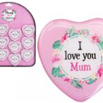 Heart-Shaped 'Mum in a Million' Fridge Magnet - Pack of 12