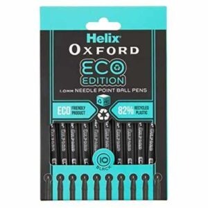 Helix Oxford ECO Pack of 10 Ballpoint Pens