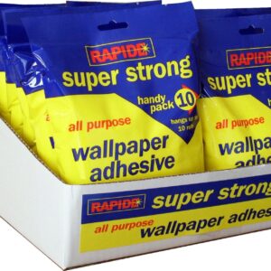 **High Bond Strength**: Designed to provide a strong, lasting bond between the wallpaper and the wall surface