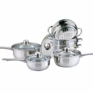 HIGHLANDS 18CM STEAMER AND 3-PIECE SAUCEPAN COLLECTION