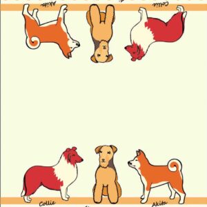 Highlands Cotton Tea Towels 50x70 cm, Pack of 3 - Dog Faithful Friend Design