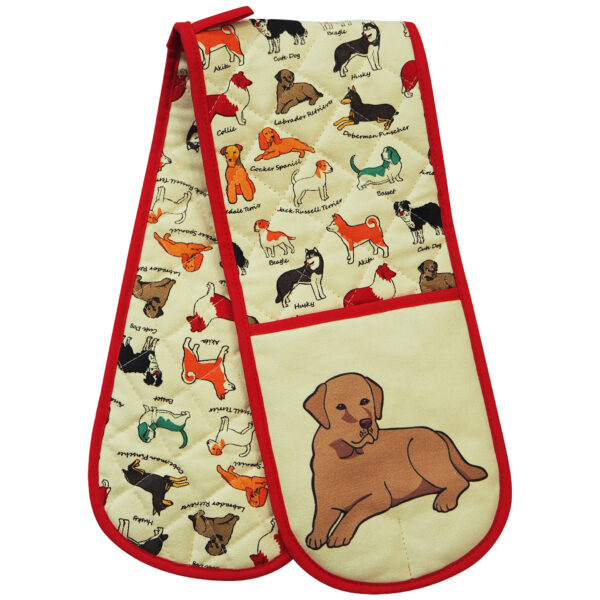 HIGHLANDS DOG FAITHFUL FRIEND DOUBLE OVEN MITT/GLOVES