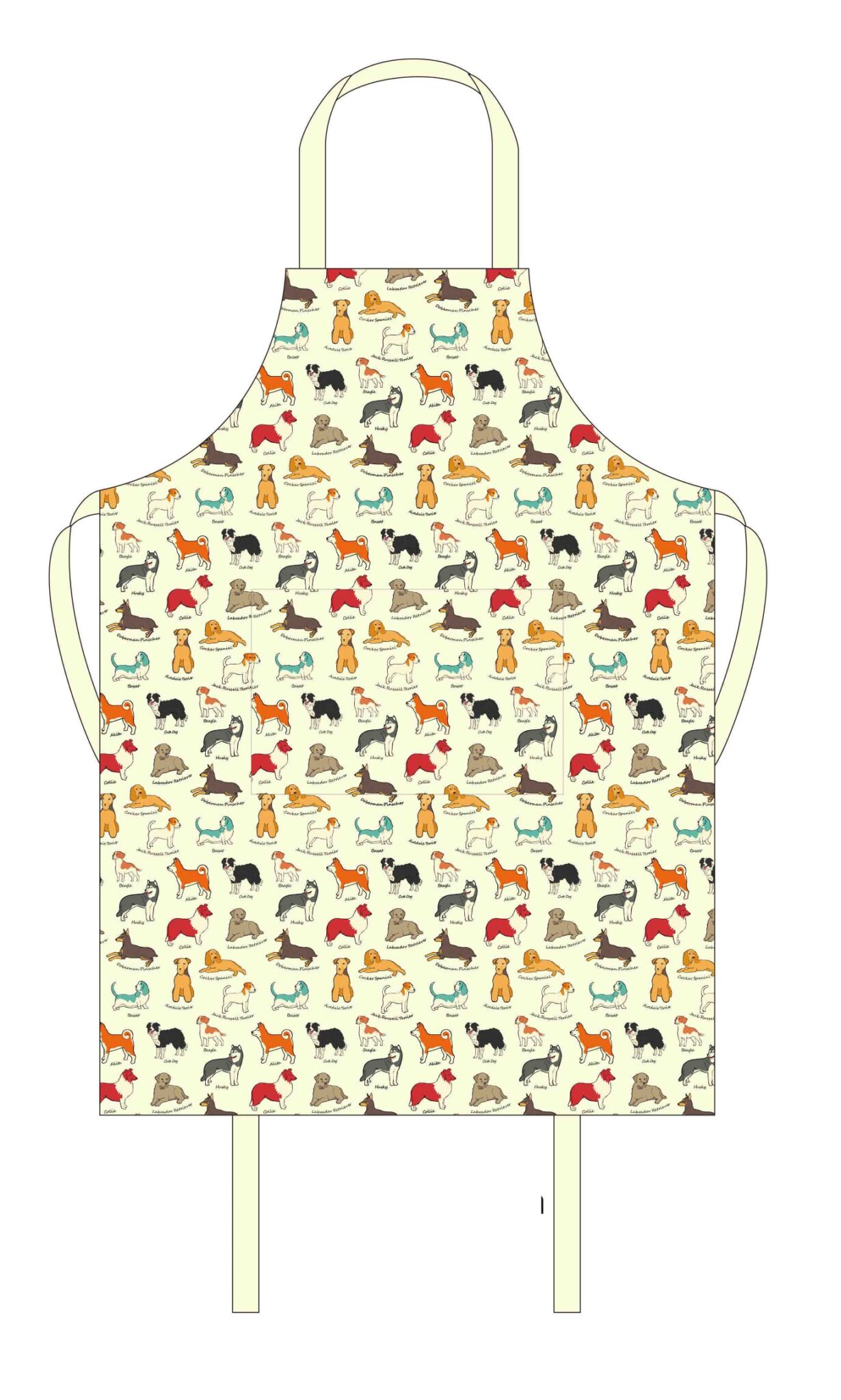 HIGHLANDS KITCHEN / COOKING PVC APRON 59CM X 81CM - LOYAL DOG COMPANION