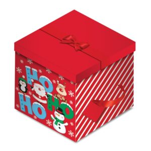 HO HO DESIGN SQUARE FLAT BOX