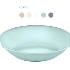 Hobby Assorted Color Round Deep Plate - 18.5 x 3.8 cm