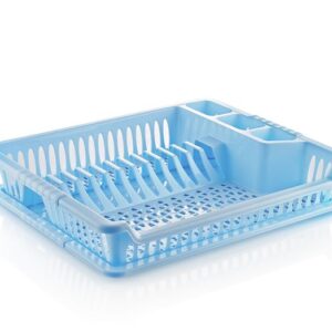 HOBBY LIFE PURPLE DISH RACK WITH TRAY