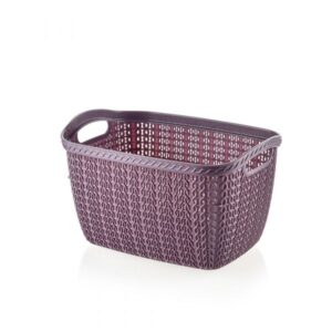 Hobby Life Rectangular Knit Basket, 10 Liters