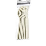 Hobby Life Reusable Plastic Forks - Assorted Colors, 6 Pack