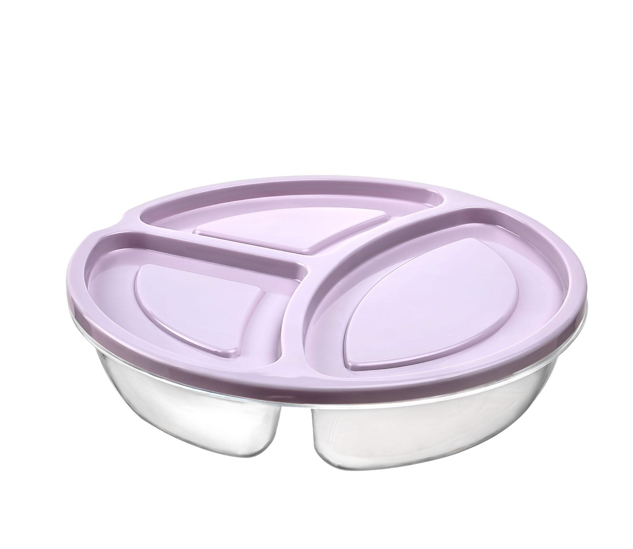 HOBBY LIFE SMART ROUND SMALL 3-SECTION STORAGE CONTAINER B