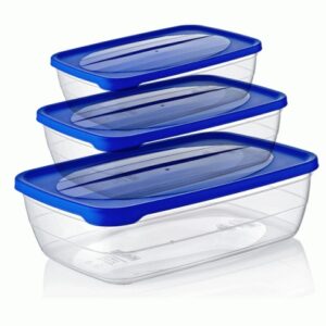 Hobby Life TrendBox Rectangular Food Storage Containers, Set of 3