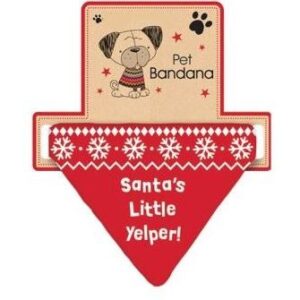 Holiday Pet Bandana - Santa's Little Yelper!